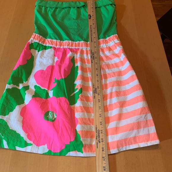 SOLD Lily Pulitzer strapless dress - Picture 4 of 8